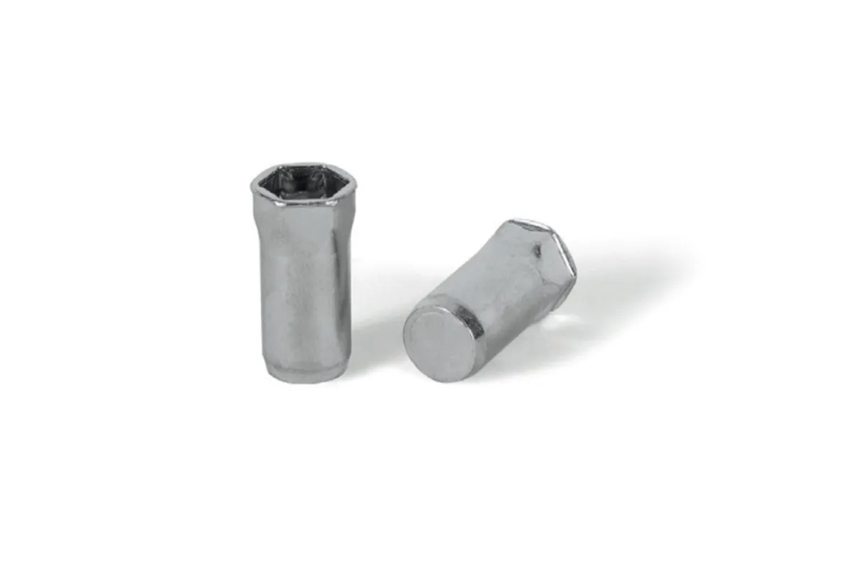 Клепальна гайка A2 зі зменшеним буртиком частково шестигранна закрита Bralo Клепальна гайка A2 зі зменшеним буртиком частково шестигранна закрита Bralo