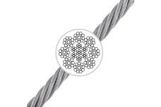 Канат EN12385-5 (8х19) БНС ВЛ з металевим осердям