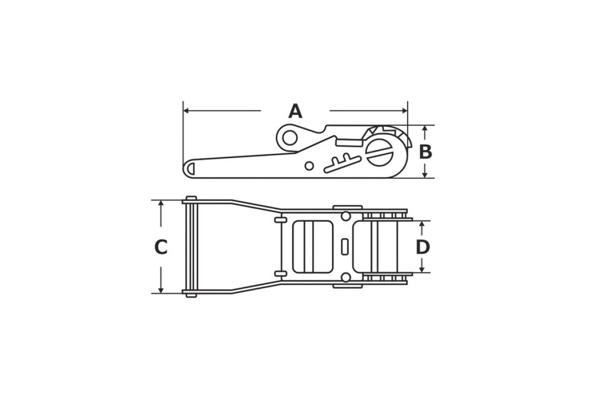 Храповик RB38М/1,5" 3,0 т з гумовою ручкою